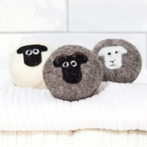 Little Beau Sheep mixed wool dryer balls